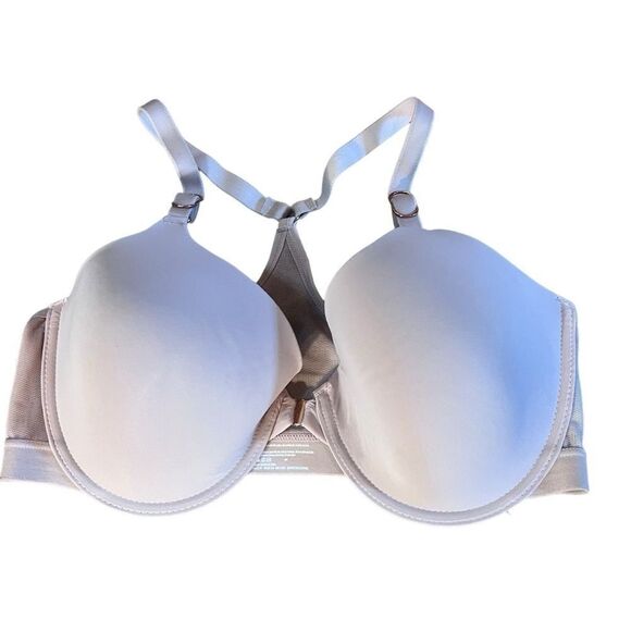 Secret Treasures nude mesh racerback front closure bra 38DD - Picture 1 of 5